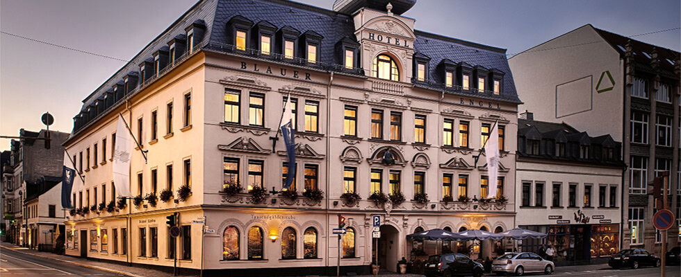 Hotel Blauer Engel Aue  Bagian luar foto